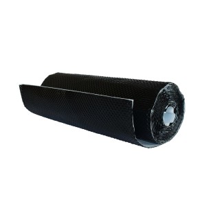 Daprona Wandanschlussband 3D, 5m x 39cm, Schwarz, für Kamin- und Wandanschluss am Dach.