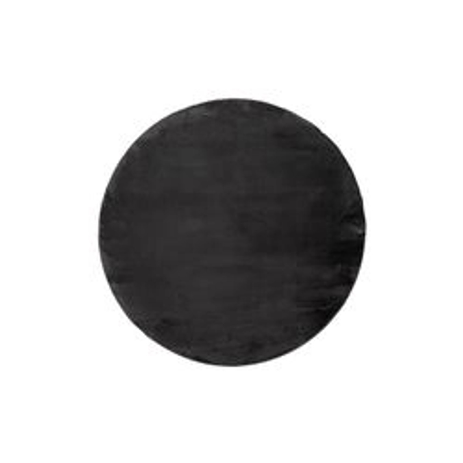 payé Teppich Uni Hochflor Samtweich Rund 160x160 cm Graphite günstig online kaufen