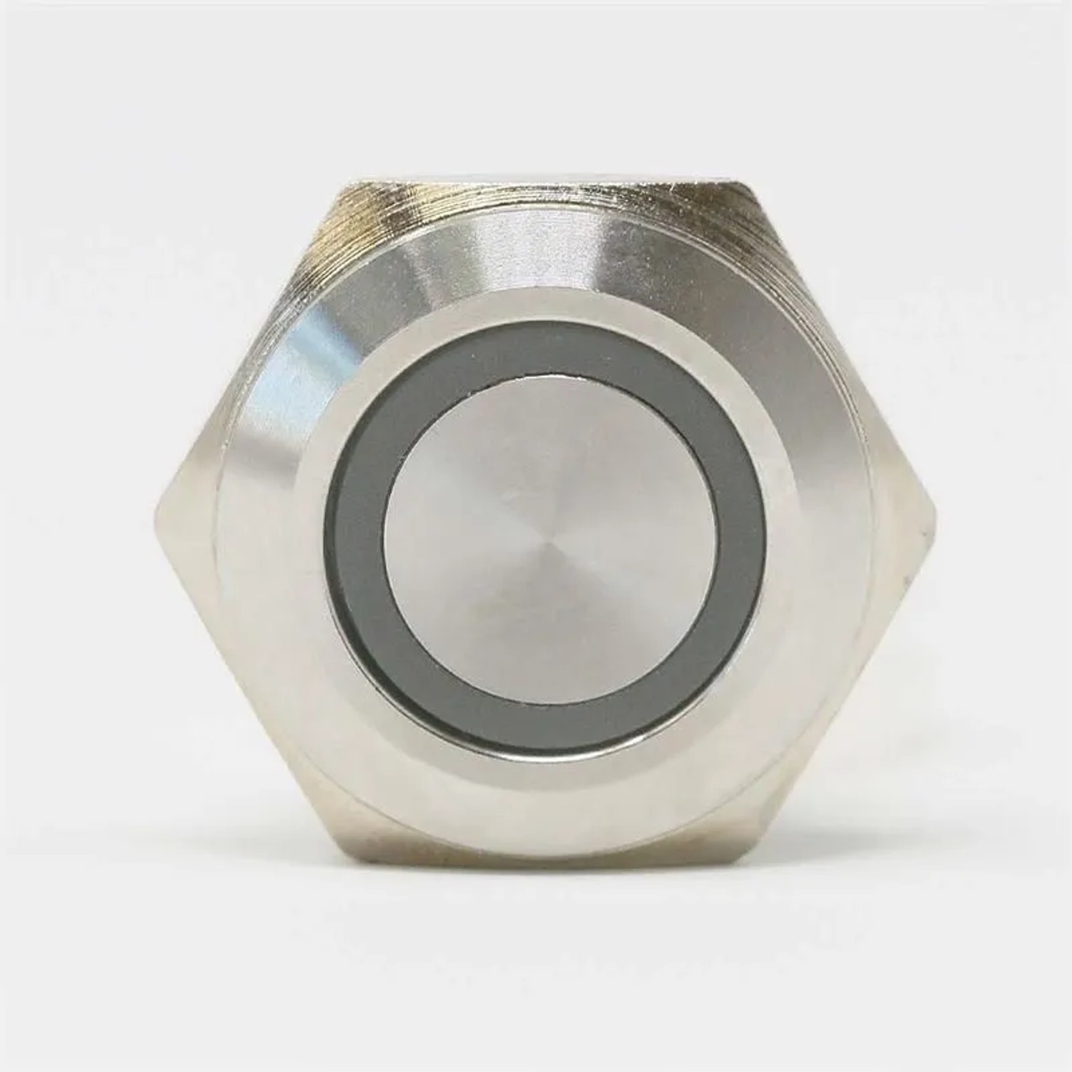 BLANKO Edelstahl Vollmetall-Taster 16mm 1-polig Beleuch