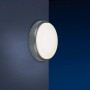 Anthrazitfarbene LED-Rundleuchte (18 W) für Keller, Flur oder Wohnraum.