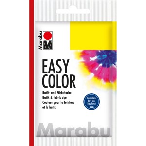 Marabu Batik-Farbe Easy Color Dunkelblau, 25g Packung für Textilien.