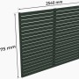 Holzbrüder Carport Seitenwand Ralf, Fichte chromoxidgrün, 207,5x254cm, Witterungsschutz.