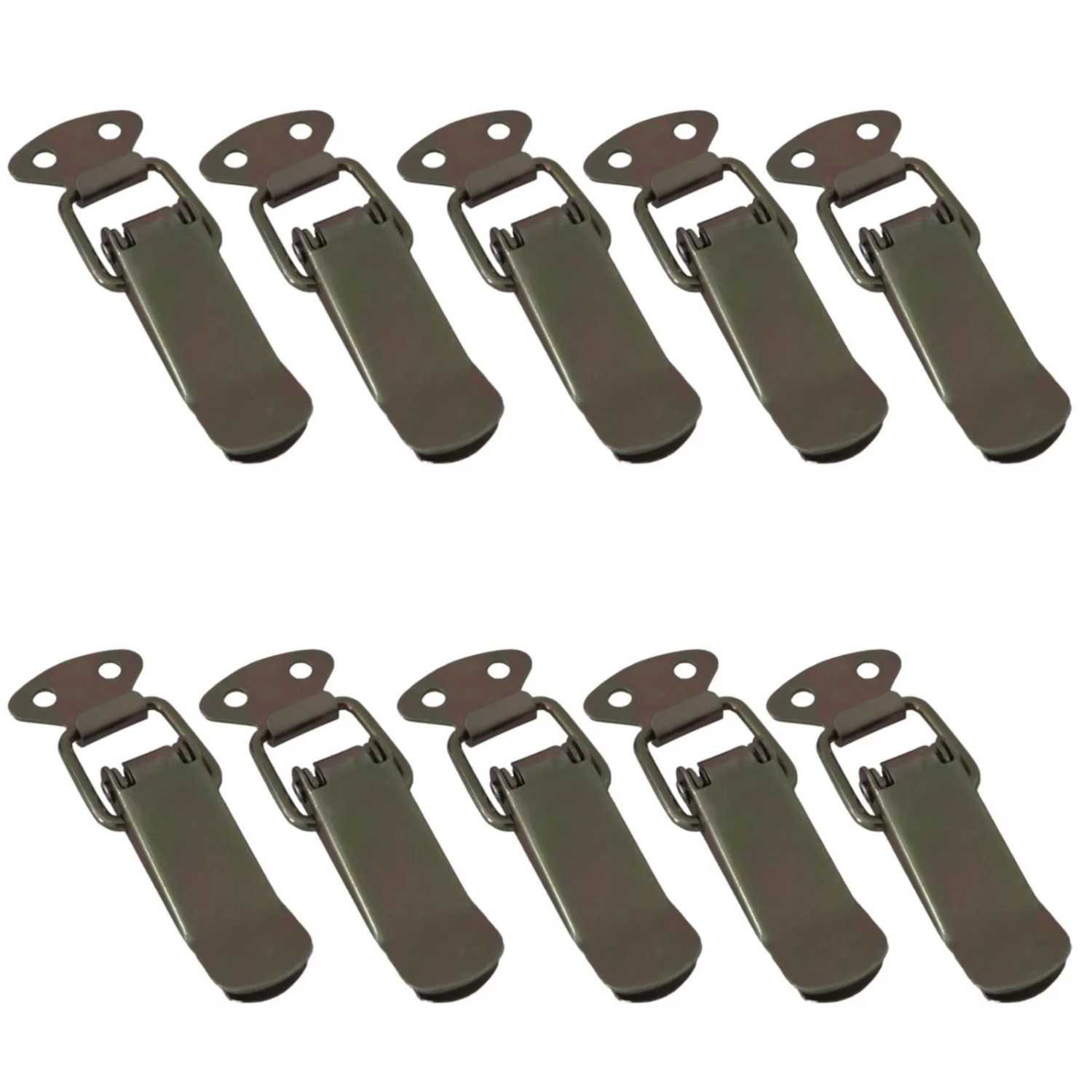 SOTECH 10 Stück Spannverschluss LATCH Gelb Verzinkt Kniehebelspanner