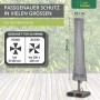 Mehr Garten Sonnenschirmhülle, grau, 240x35/60 cm, für Schirme bis Ø450/320x320 cm