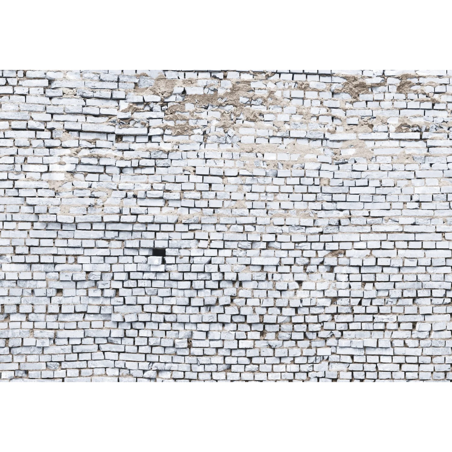 Komar Fototapete White Brick 368 cm x 254 cm FSC®