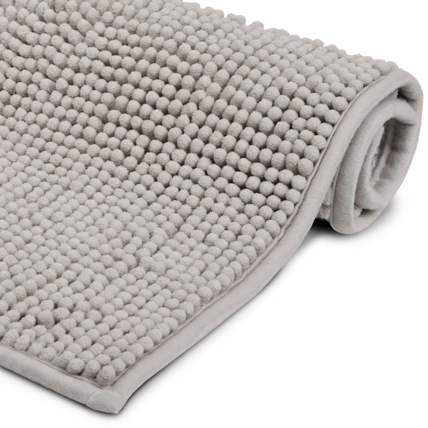 Beautissu BeauMare FL Vorleger Matte 50x60cm Hellgrau