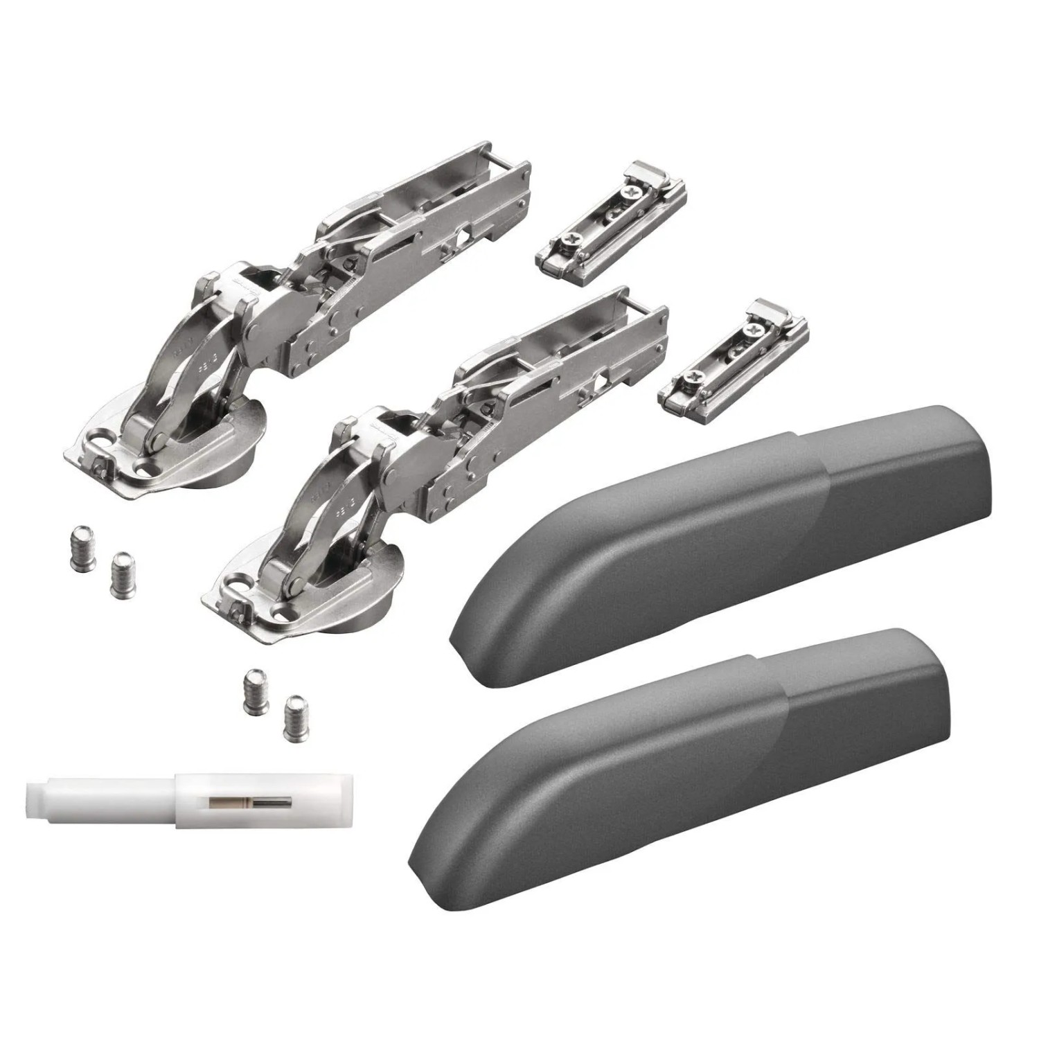 SALICE Pacta Klappenbeschlag für Mittelschwere Klappen Bis 6,7 Kg Anthrazit