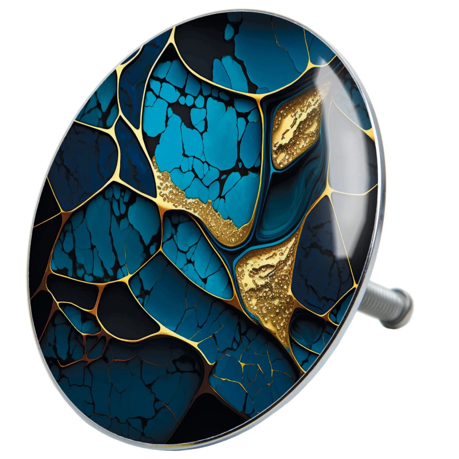 Sanilo Badewannenstöpsel Marmor Cobalt