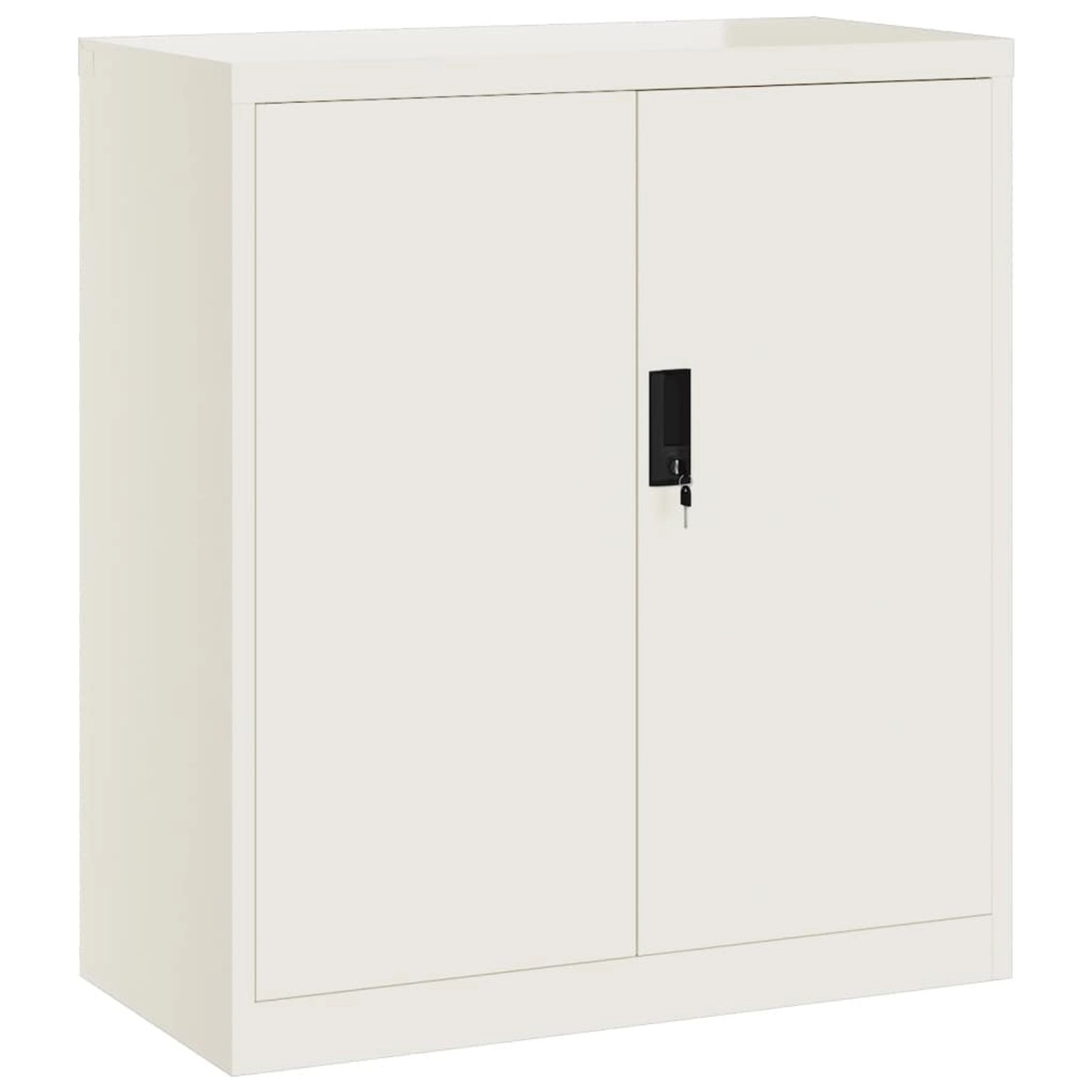 vidaXL Aktenschrank Weiß 79x40x90 cm Stahl günstig online kaufen