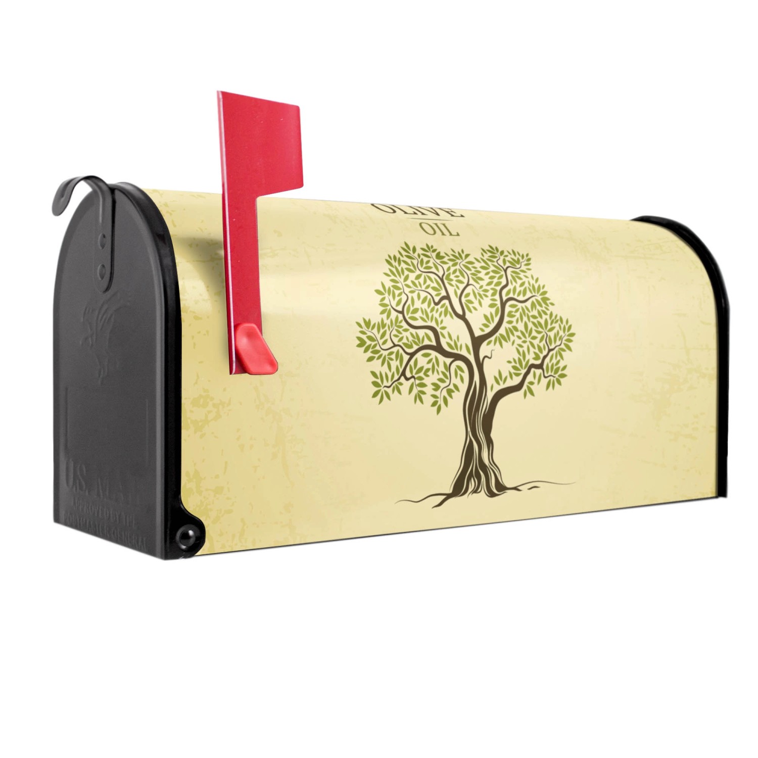 Banjado Amerikanischer Briefkasten Schwarz 48x22x16cm US Mailbox Letterbox günstig online kaufen