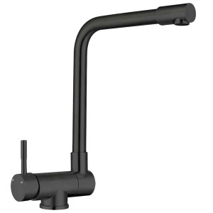 AICA Wasserhahn Faltbare 360° Drehbare Schwarz Küchenarmatur 304 Edelstahl Hochdruckfest Mischbatterie Spültischarmatur