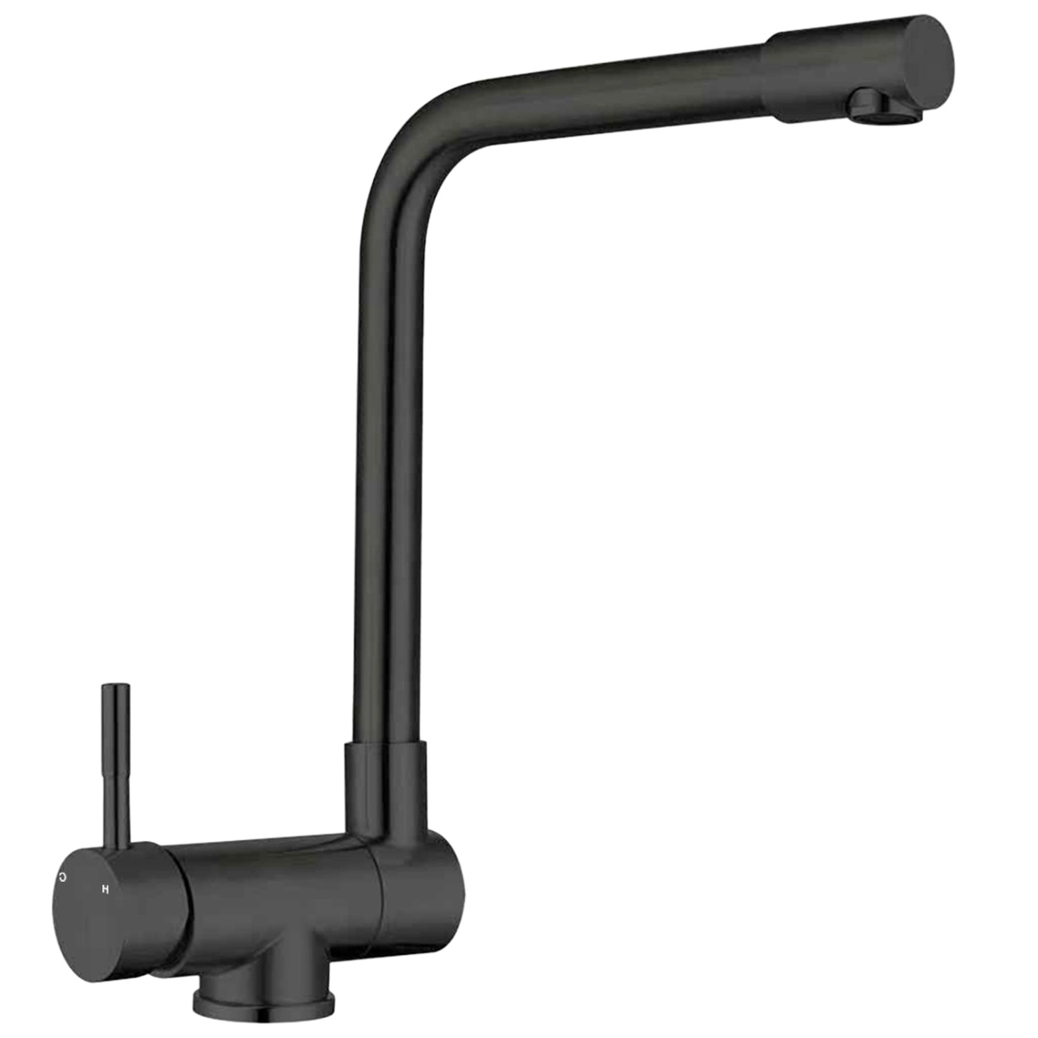 AICA Wasserhahn Faltbare 360° Drehbare Schwarz Küchenarmatur 304 Edelstahl günstig online kaufen