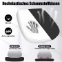 Detailaufnahme Sitzfläche des Rattantree Bürostuhls: Schaumstoff, atmungsaktives Mesh, ergonomisch.
