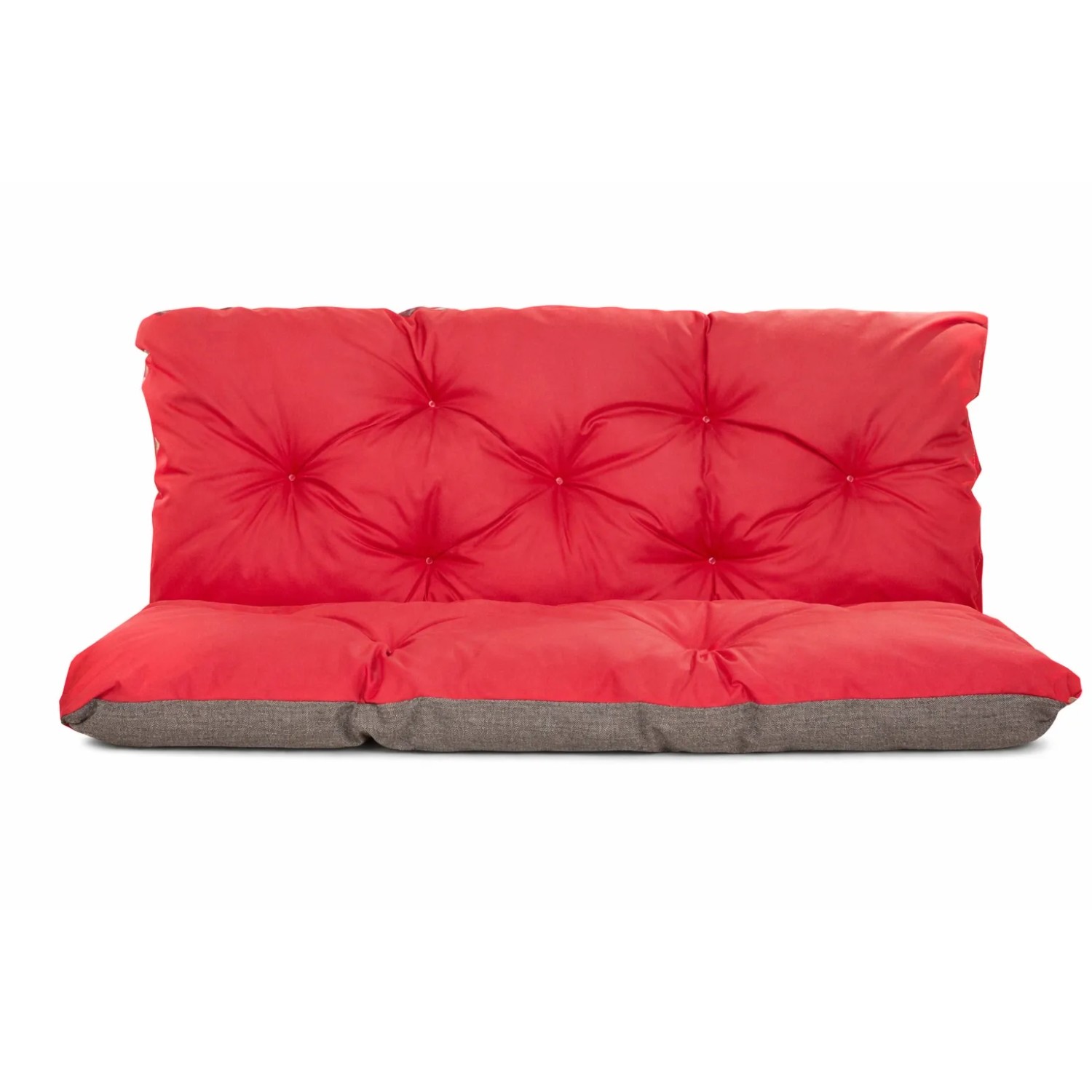Setgarden Enkel Set Palettenkissen 120x50x40cm Sitzkissen+ Rückenkissen 1tlg Rot