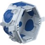 Kaiser Gerätedose Up Econ Fix 1055-26, Unterputzdose in Grau-Blau mit Schnellfixierung.