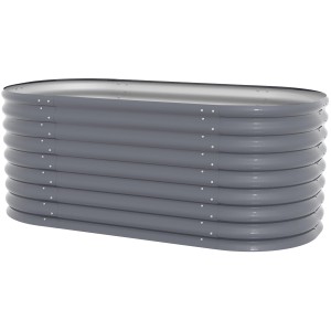 Vitavia Hochbeet Vita Basic Granit, 162x82x63cm, aus witterungsbeständigem Metall.