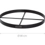 CookKing Stahlbasis für Feuerschalen (Ø 80 cm) in Schwarz. Zubehör für stabilen Stand und Schutz.