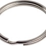 Schlüsselring Stahl Vernickelt Glänzend 30 mm 3 Stück