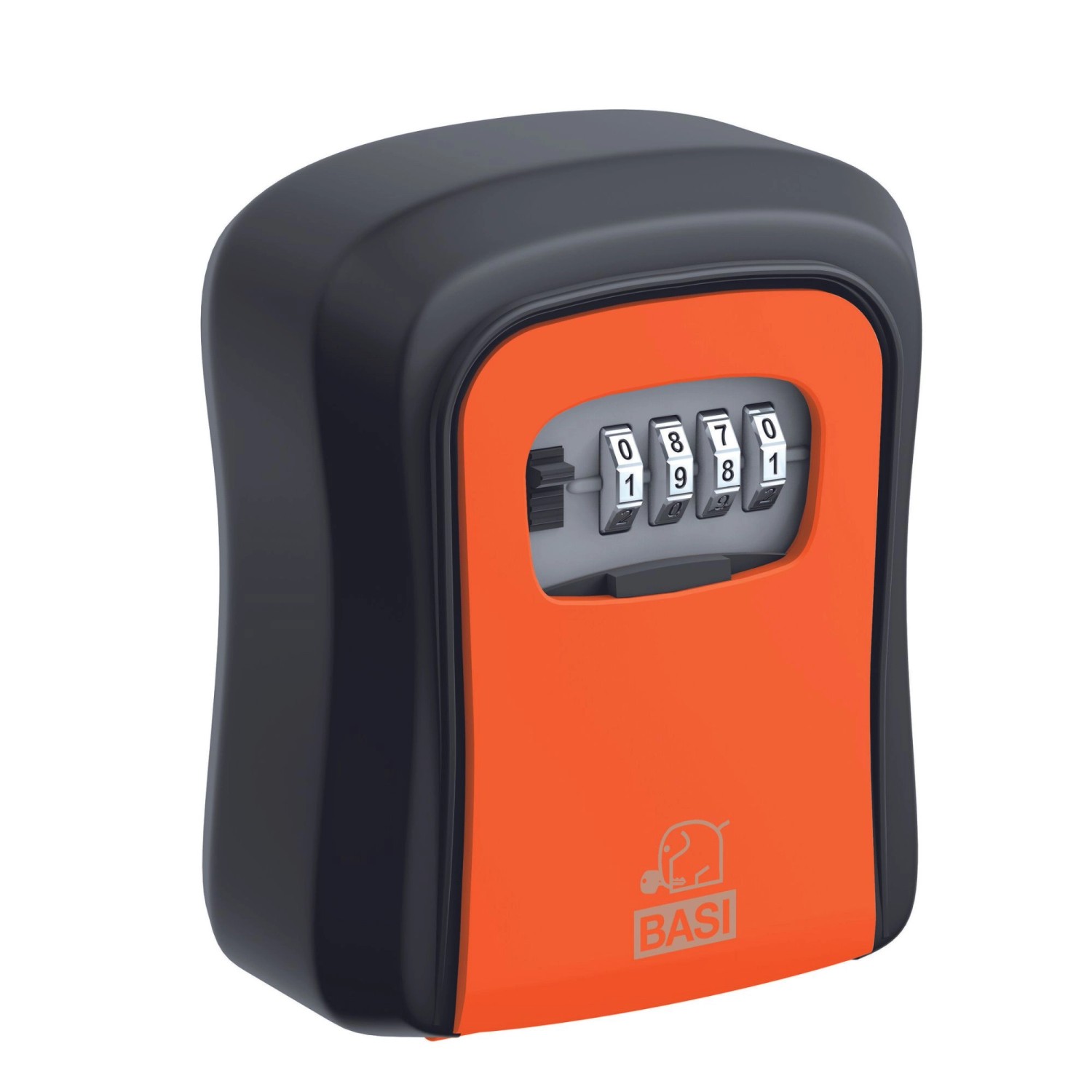 Basi - Schlüsselsafe - Schwarz-Orange - SSZ 200 - mit Zahlenschloss - Aluminium - 2101-0000-1119