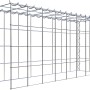 Gabiona Anbaukorb Typ 4, 40x80x20cm, Maschenweite 10x10cm, aus verzinktem Drahtgitter.