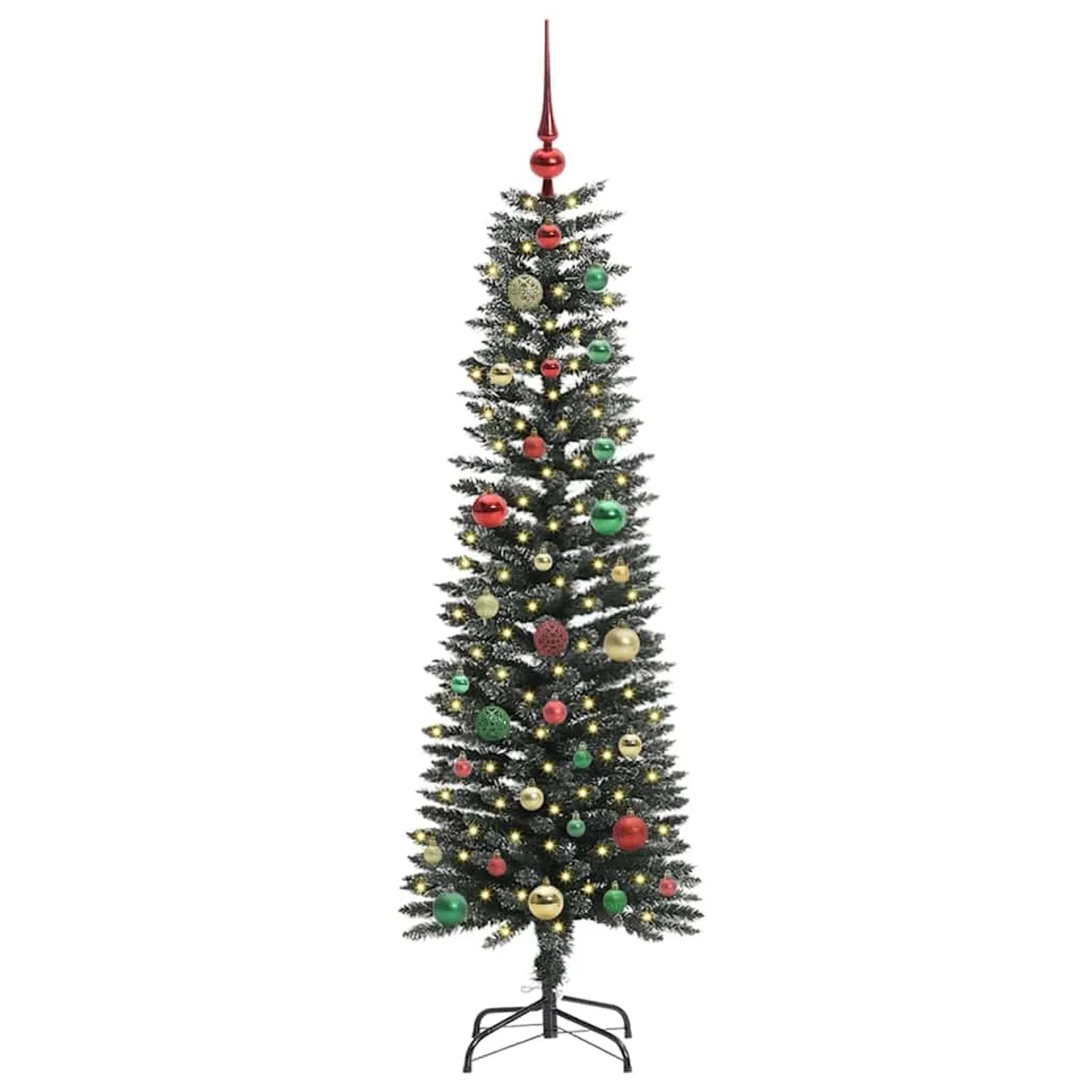vidaXL Künstlicher Weihnachtsbaum mit 150 LEDs Grün 43 x 43 x 150 cm 3395936