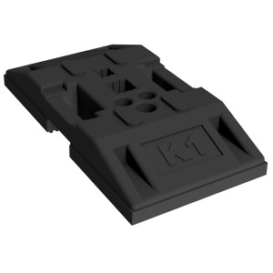 Schake TL-Fußplatte K1, 28 kg, für Baustellen-Absperrung und Verkehrssicherung.