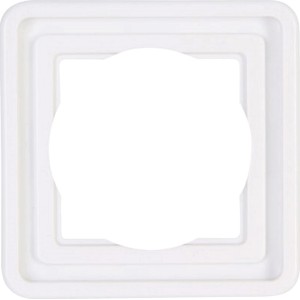 Kopp Abdeckrahmen 1-fach Athenis, arktisweiß, für Schalterprogramme