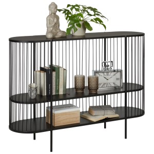 Premium Living Konsolentisch aus Eisen in Schwarz