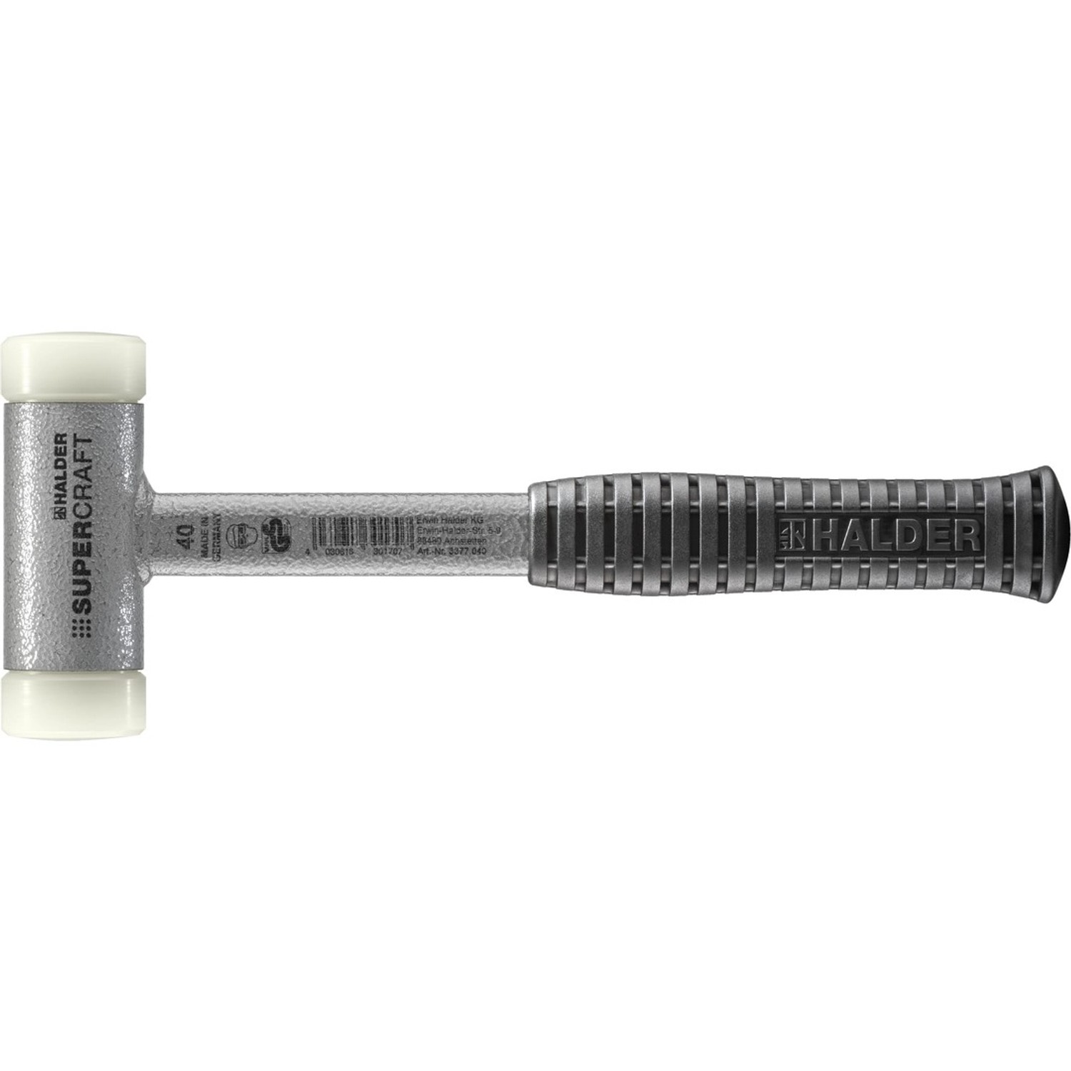Halder Supercraft Schonhammer Ø 40 mm Rückschlagfrei mit Bruchsicherem Stah günstig online kaufen