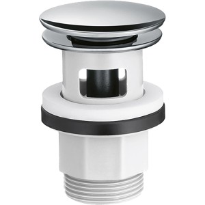 Hansgrohe Push-Open Ablaufgarnitur für Waschtisch/Bidet, Chrom