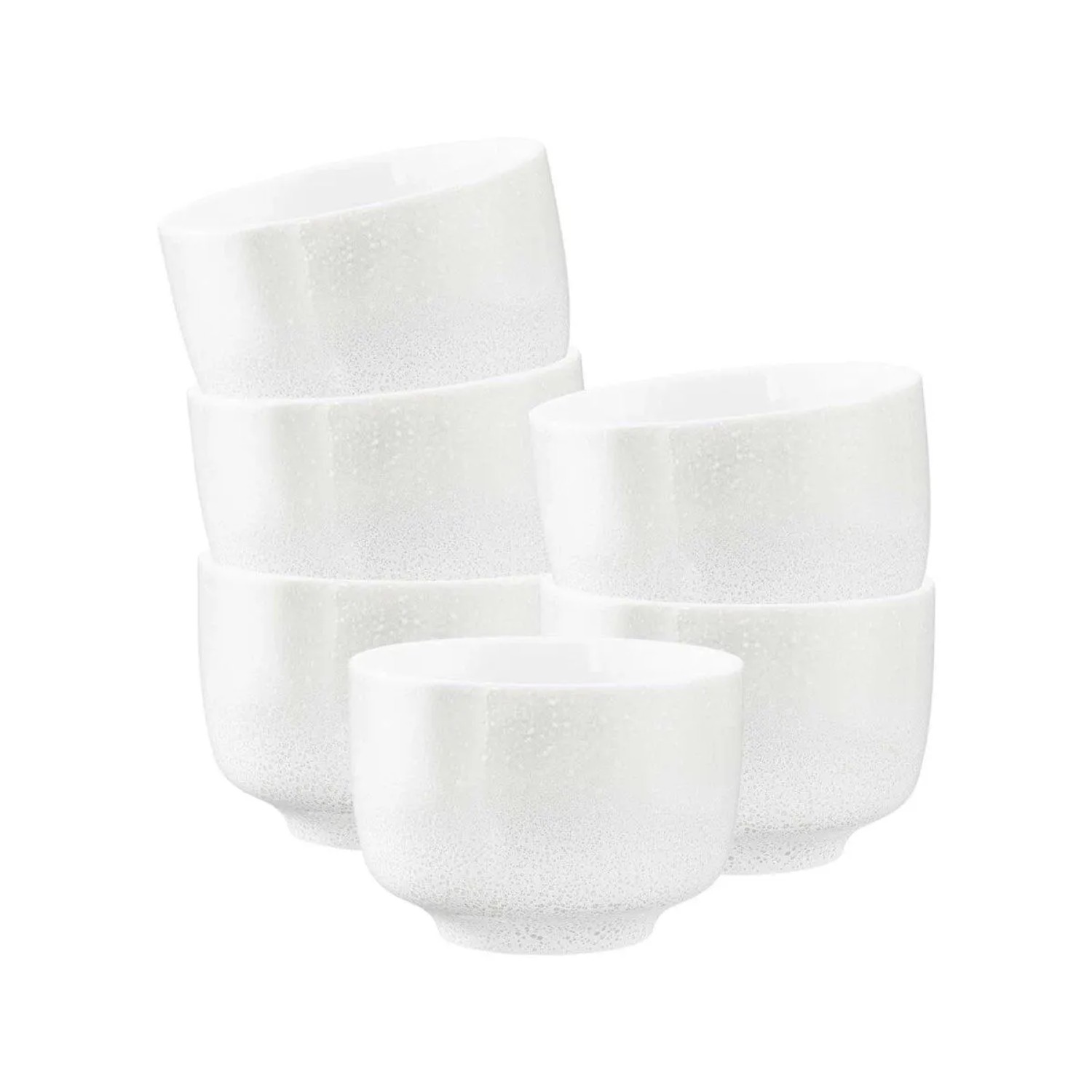 Seltmann Weiden Sento Home Milchkaffeetasse ohne Henkel 350 ml 6er Set Aura White