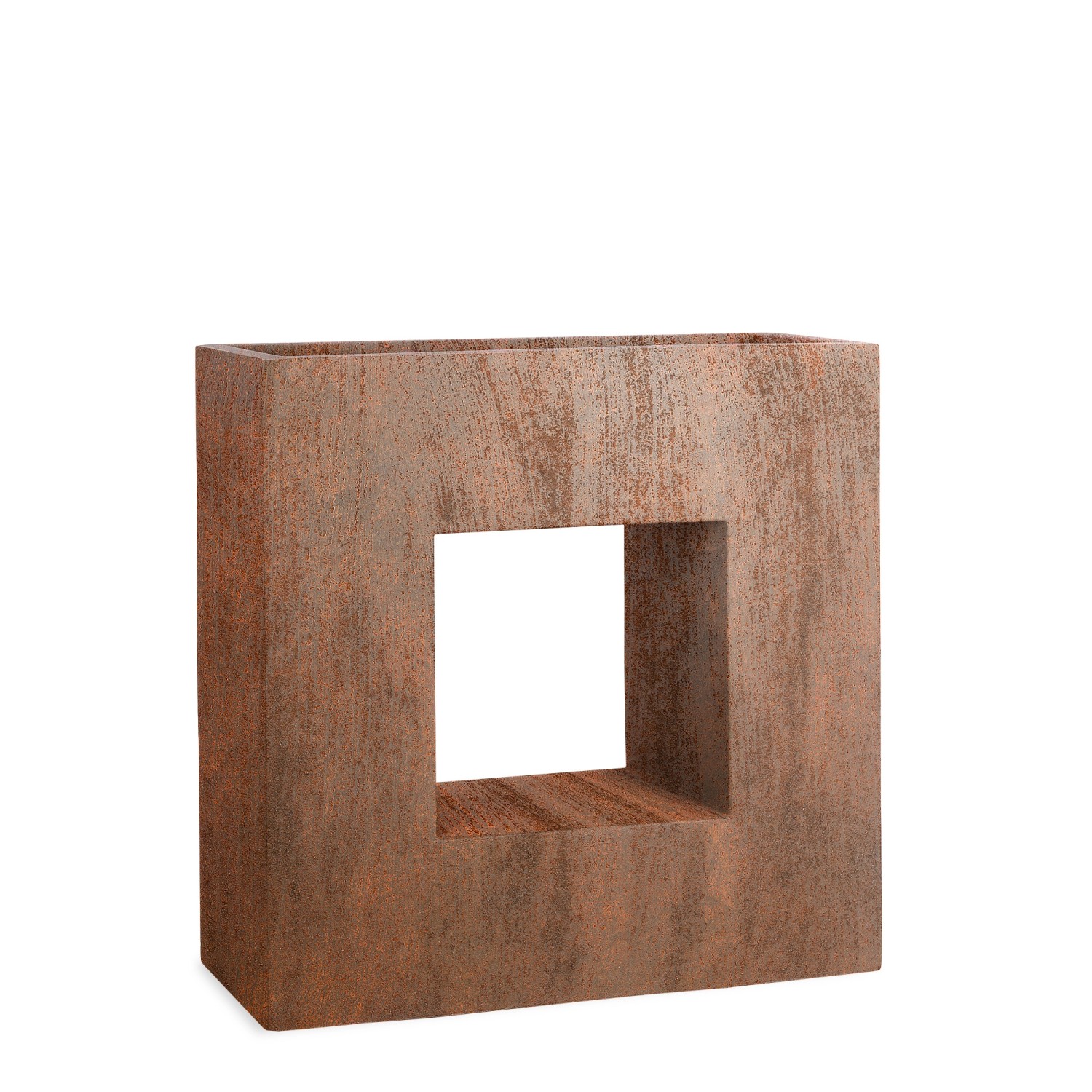 Pflanzwerk Hochbeet Pflanzkübel Vista Premium Frostbeständig 66 cm Rost günstig online kaufen