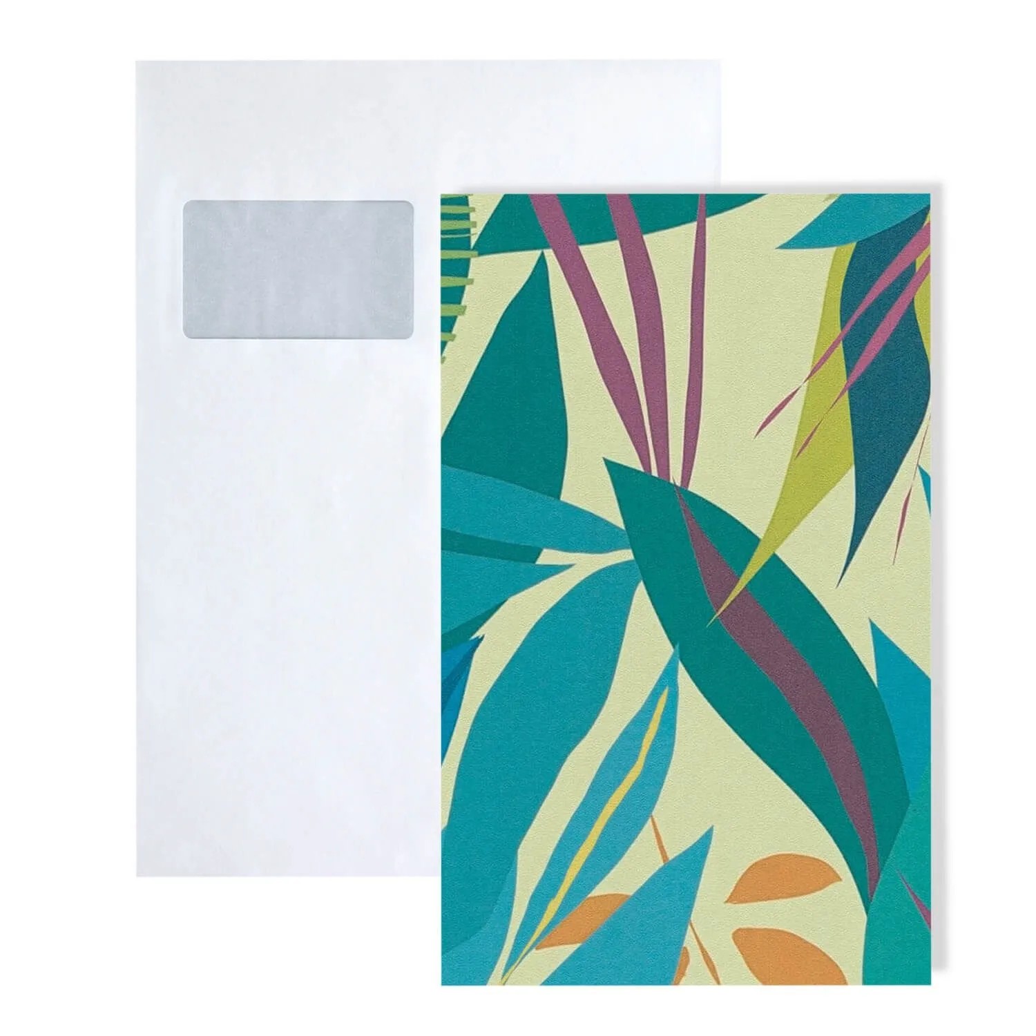 PROFHOME S-782092-GU DIN A4 Muster der Floralen Tapete 1 Musterstück