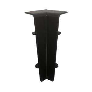 Schwarze Döllken Innenecke für SLK60 Kabelkanalleiste, Zubehör für Laminat & Parkett.