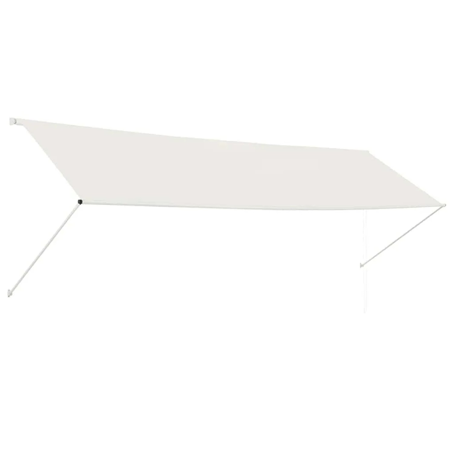 vidaXL Einziehbare Markise 400x150 cm Creme 143769