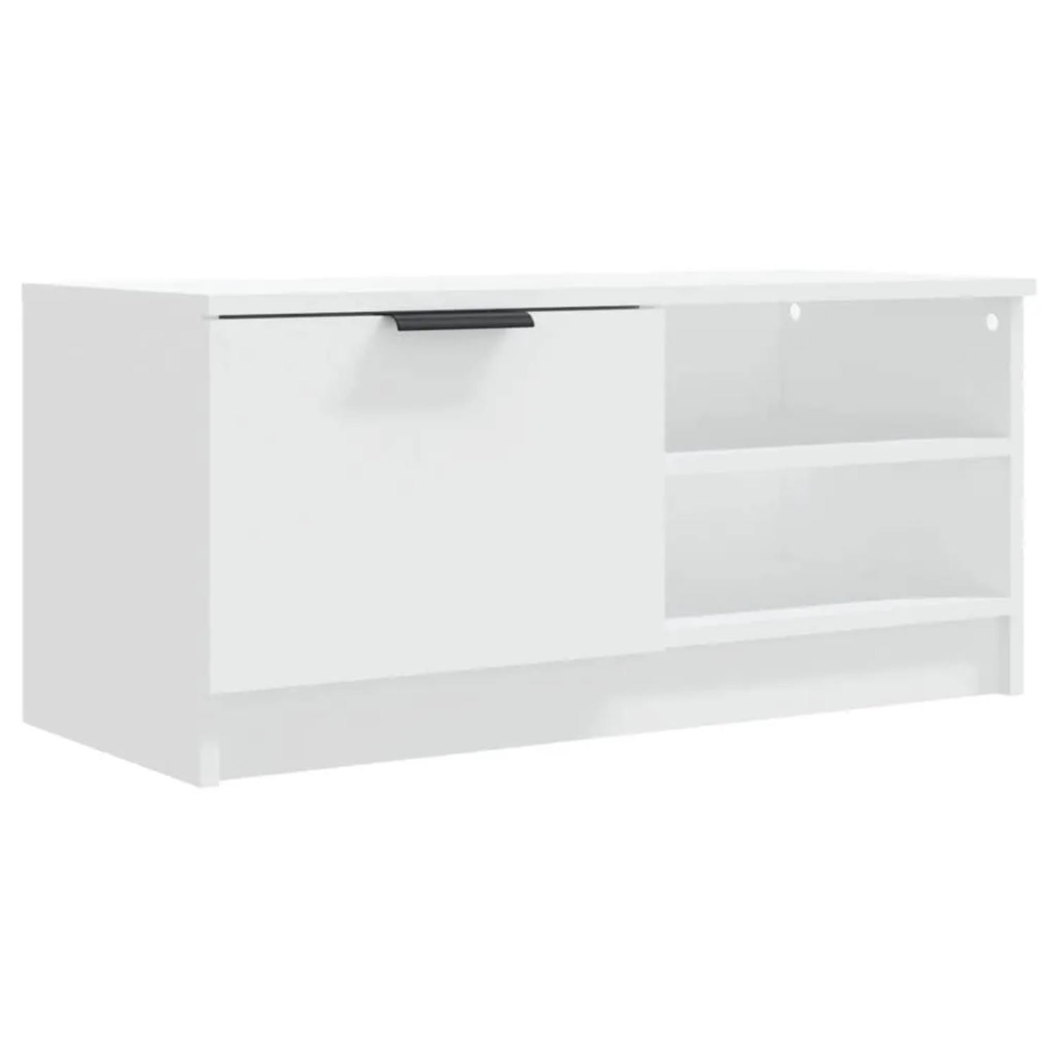 vidaXL TV-Schrank Weiß 80x35x36,5 cm Holzwerkstoff 811466 günstig online kaufen