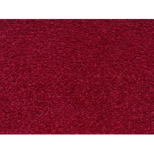Roter Teppichboden Lisa, 400 cm breit, mit weichem Flor. Meterware für gemütliches Wohnen.