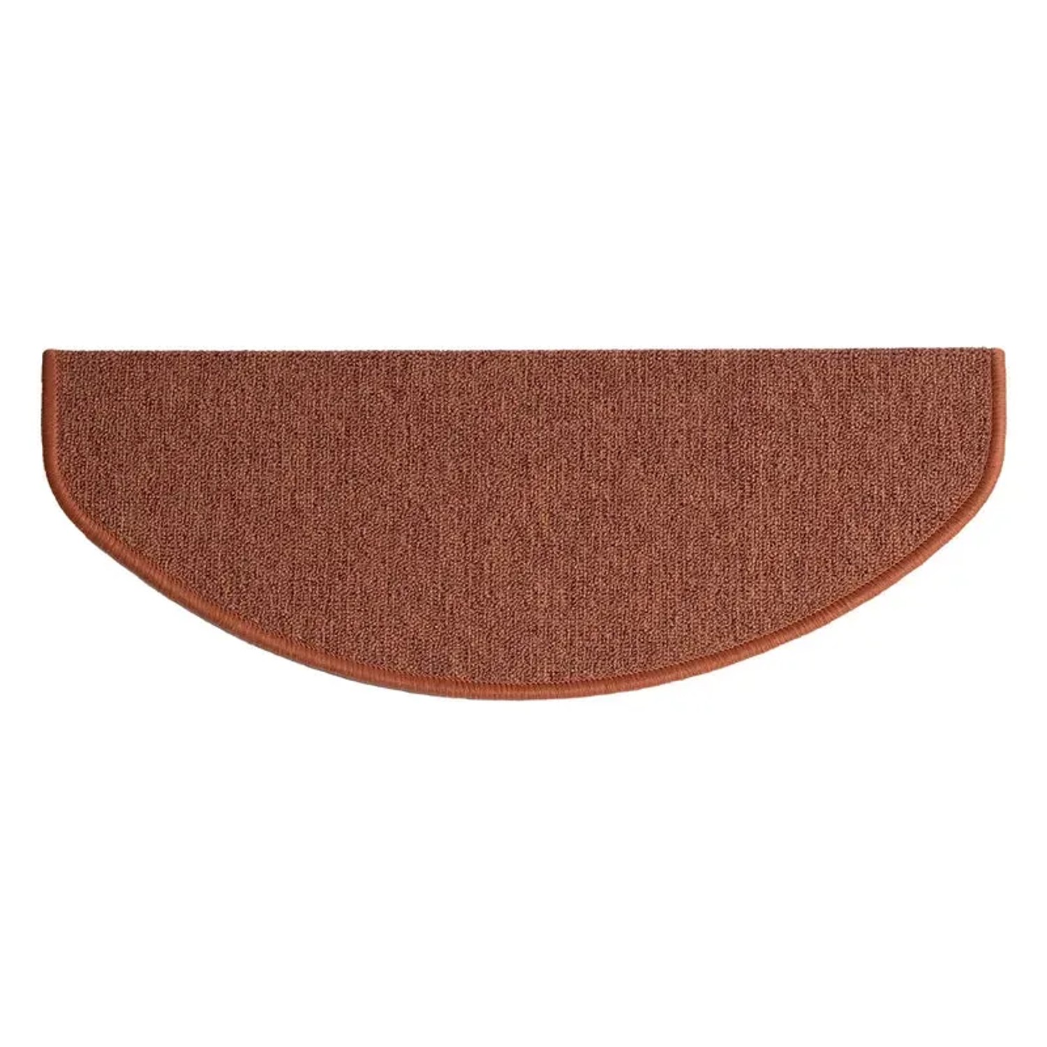 Halbrunde, selbstklebende Karat Stufenmatte London in Terra (23,5x65cm).