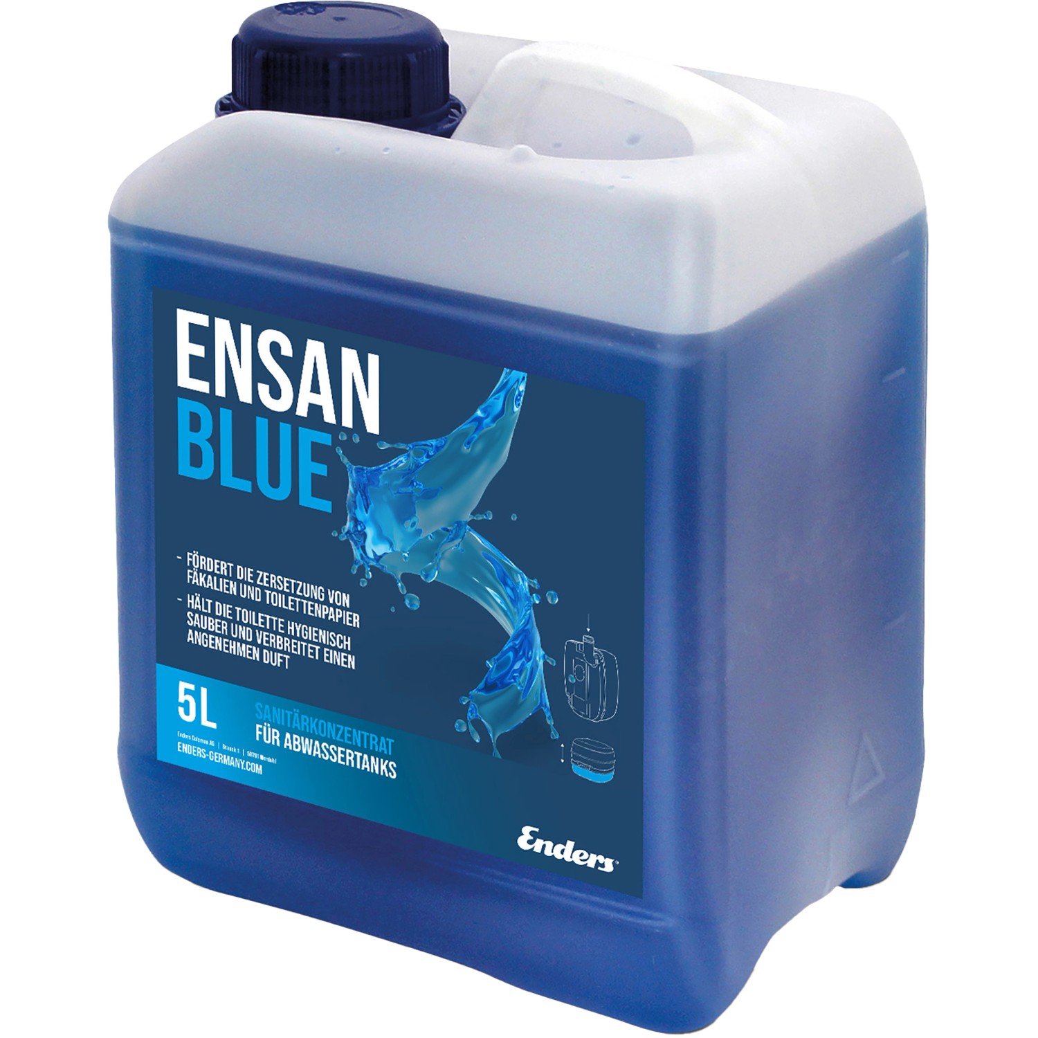 Enders®  Sanitärflüssigkeit Ensan Blue 5 l