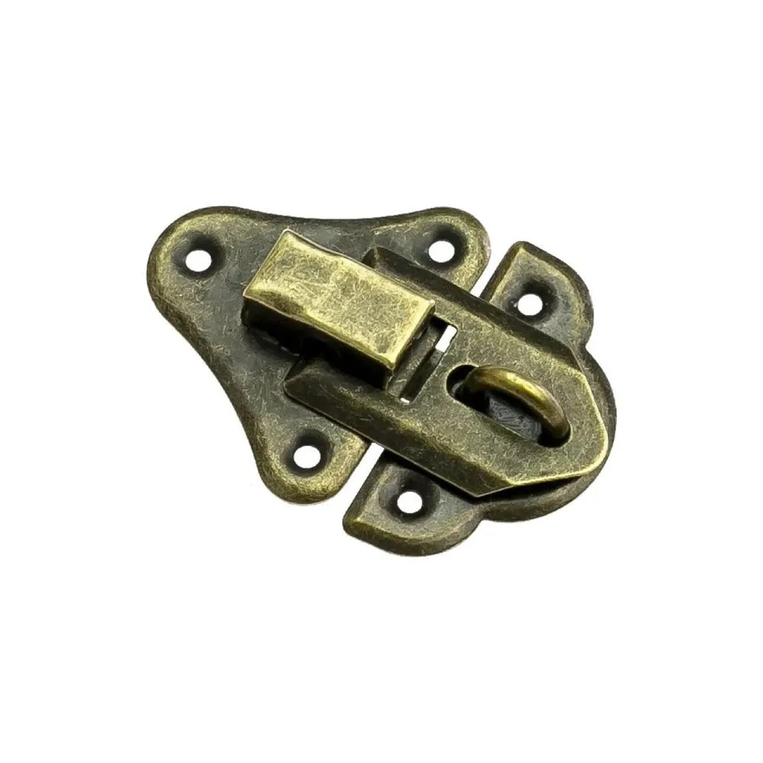 HMF 6495-VS1 Vintage Spannverschluss mit Schlossöse 35 x 50 mm Bronze_5