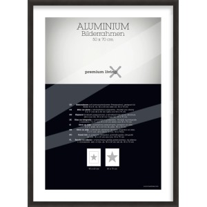 Premium Living Bilderrahmen Aluminium ca. 50x70cm