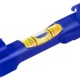 LUX Schnurwasserwaage Comfort, blau, zum Einhängen in Maurerschnüre für fluchtgerechte Ausrichtung.