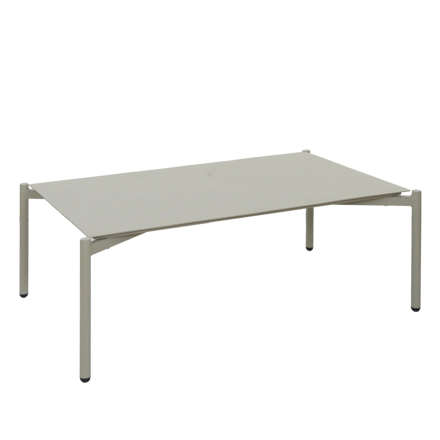 Proregal Aluminium-Gartentisch HxBxT 39x105x65 cm Hellgrün Outdoor Loungeti günstig online kaufen