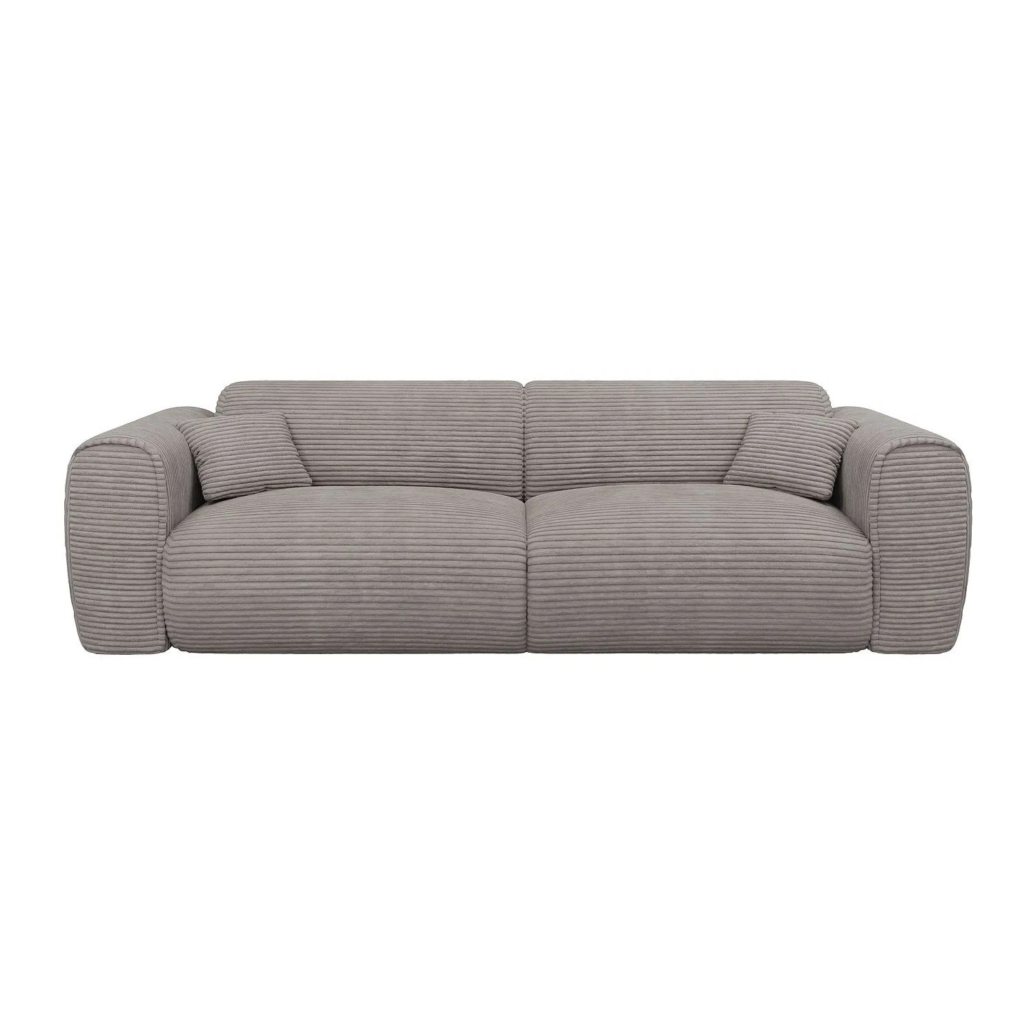 Vente-unique Schlafsofa Pognia Hellgrau 236 cm