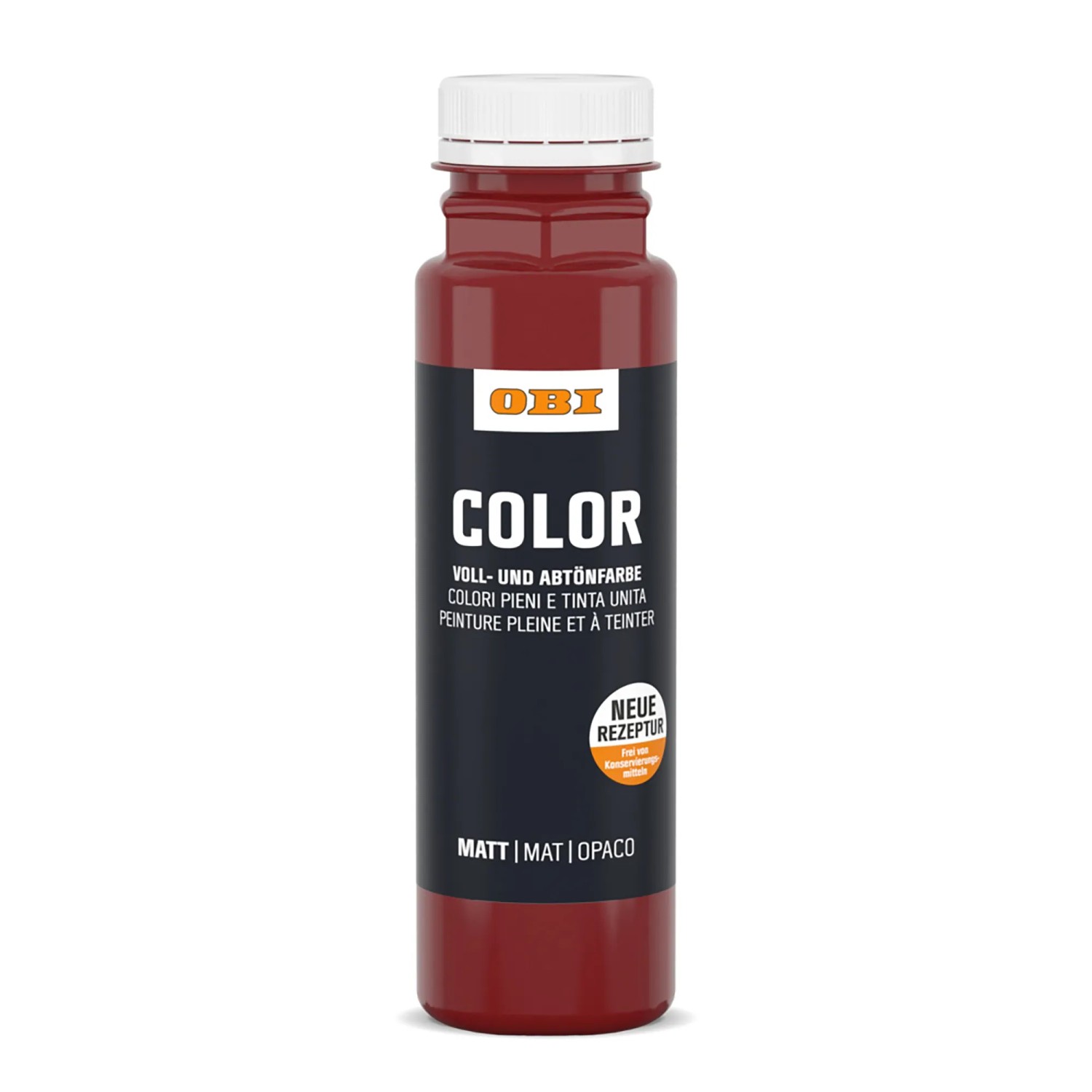 OBI Color Voll- und Abtönfarbe 250 ml Dunkelrot