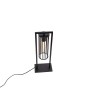 Moderne, schwarze Tischlampe Balenco Wazo von QAZQA für Innenräume.