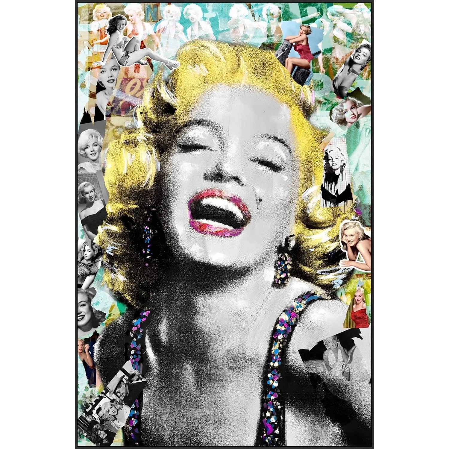Art Universe Leinwandbild Girl's Diamonds 80 x 120 cm