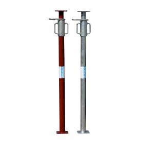 Schake Fensterstütze, rot und silberfarben, 0,90-1,50 m, für den Baubereich.