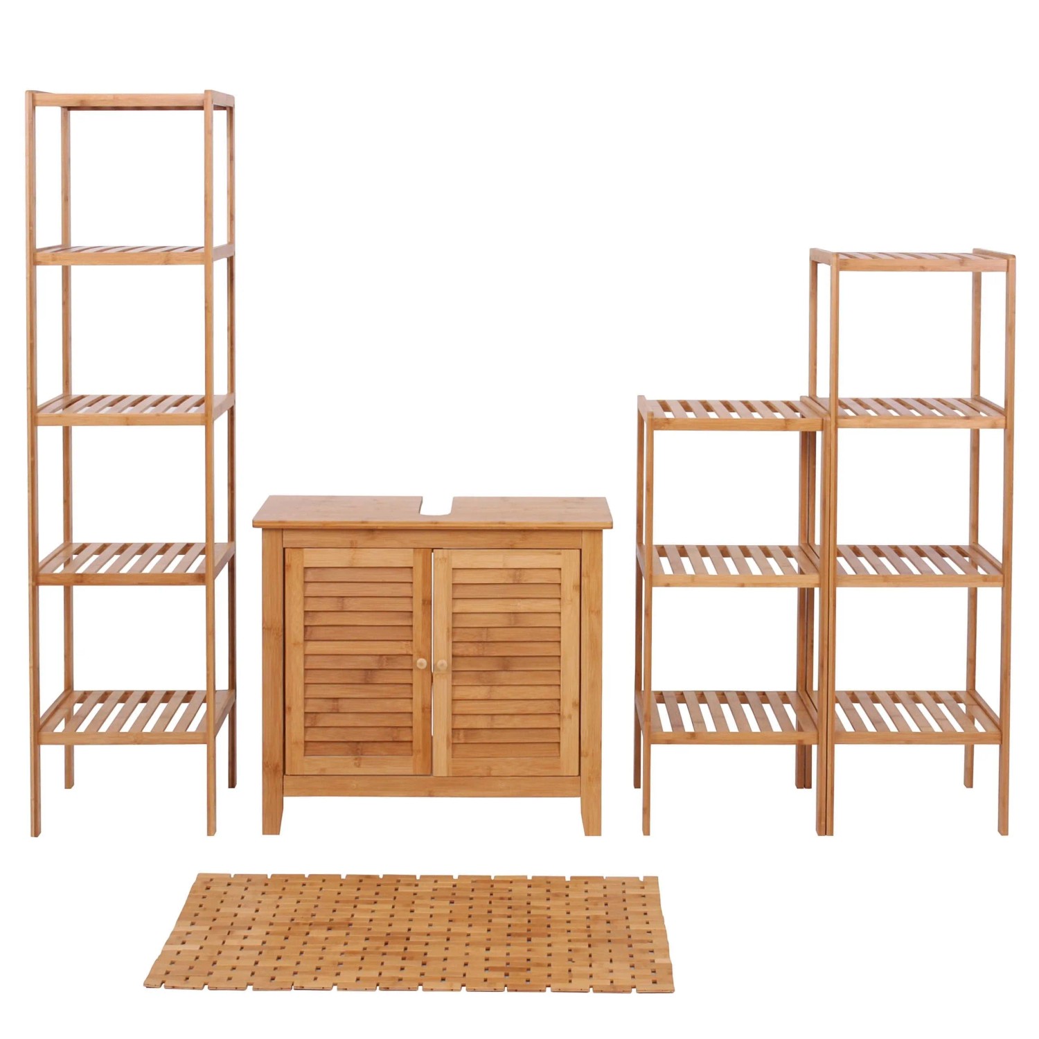 MCW Badezimmerset B18 Komplett Badezimmer Badset Badschrank