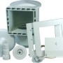 Summer Fun Einbau-Skimmer-Set für Stahlwandbecken mit Einlaufdüse und Zubehör.